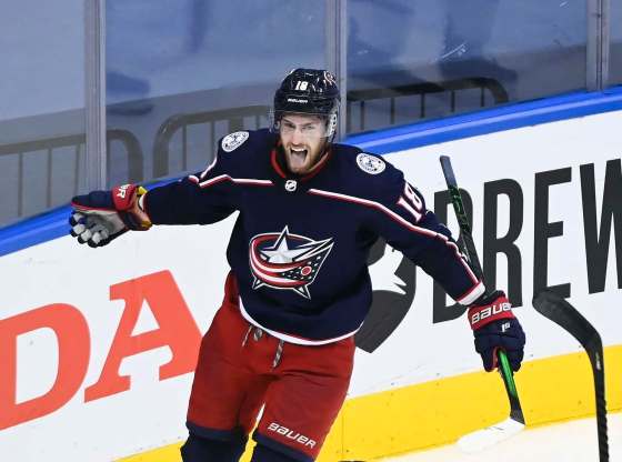 Nathan Denette / The Canadian Press FilesPierre-Luc Dubois is no stranger to Winnipeg as his parents live here and he quarantined here after last season was cancelled.