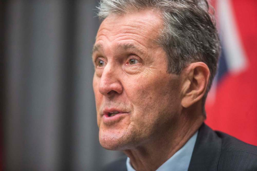 MIKAELA MACKENZIE / WINNIPEG FREE PRESS
What the premier meant to say is ordinary Manitobans should follow the advice of public-health officials, but people who occupy privileged positions in his government should get a pass.