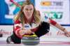 Chelsea Carey at the 2020 Scotties Tournament of Hearts. (Jonathan Hayward / The Canadian Press files)
