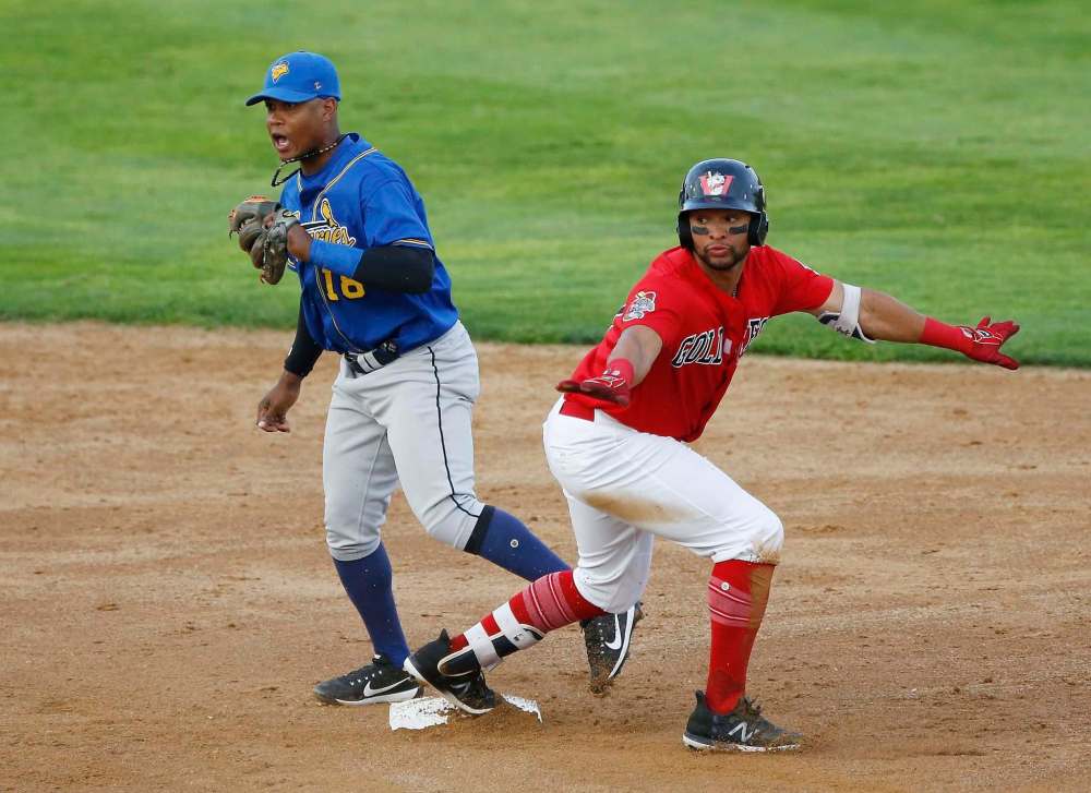 Whether or not the Goldeyes return to Shaw Park will depend on the rules surrounding travel and the Canada-U.S. border. (John Woods / Winnipeg Free Press files)