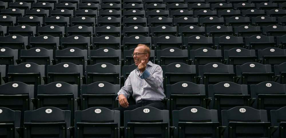 Goldeyes owner Sam Katz says the team will play in another city if it has to. (Melissa Tait / Winnipeg Free Press files)