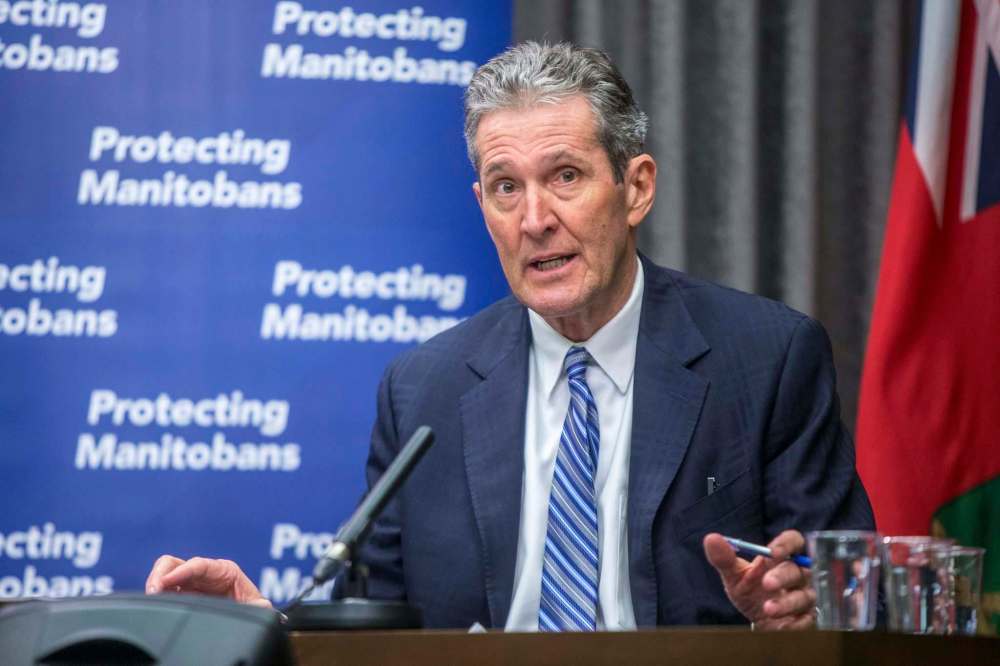 MIKAELA MACKENZIE / FREE PRESS FILES
Premier Brian Pallister's government initially refused to limit socializing between households and resisted enforcing mask use