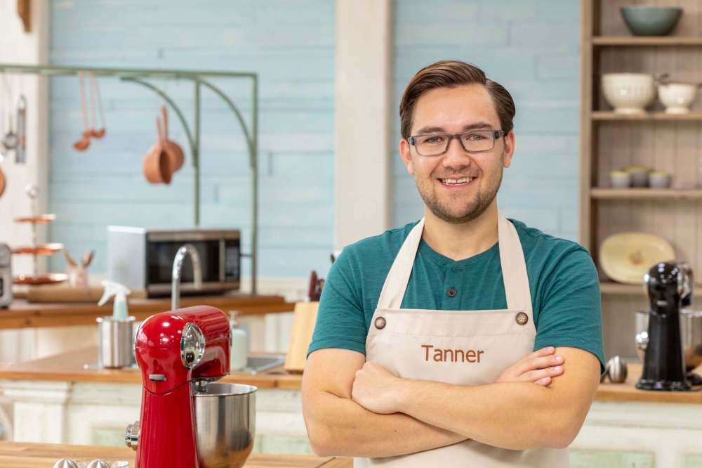 Steve Carty photo
Amateur baker Tanner Davies, 28, never makes the same dessert twice.