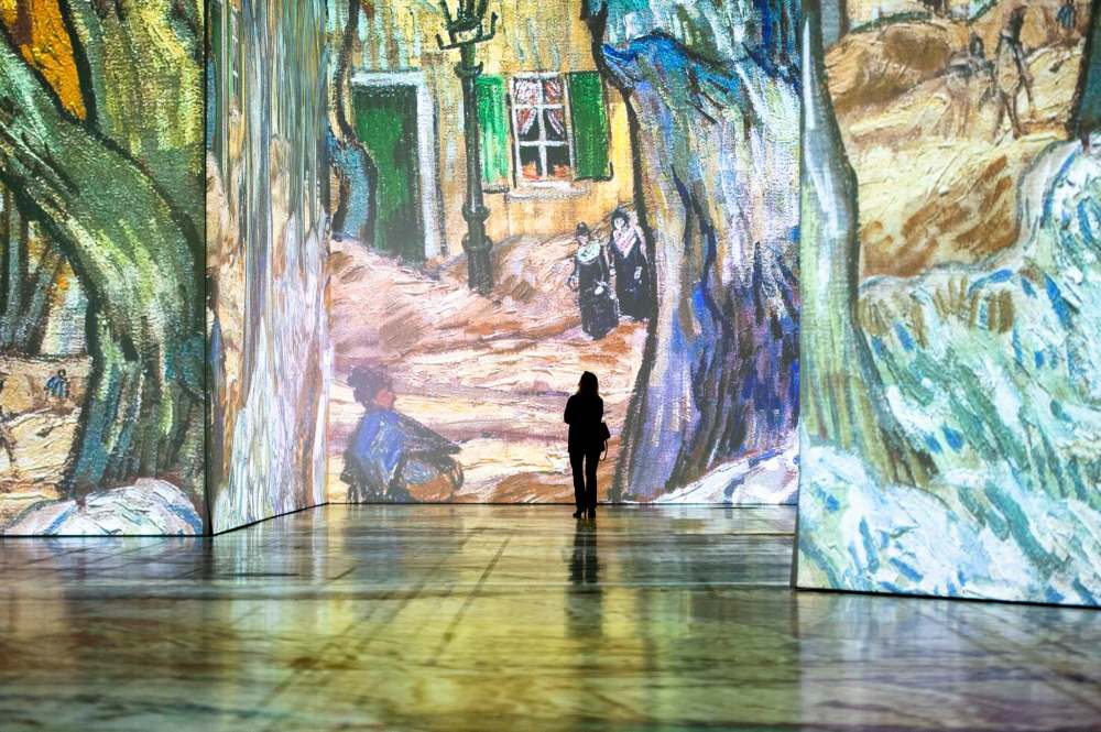 Mike Sudoma / Winnipeg Free Press Files
Imagine Van Gogh immerses viewers in enormous projections of the Dutch painter’s work. The exhibition at the convention centre has been in limbo owing to COVID-19 restrictions.