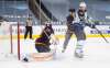 Edmonton Oilers goalie Mikko Koskinen (19) is scored on by Winnipeg Jets' Blake Wheeler (26) during third period NHL action in Edmonton on Monday, February 15, 2021. THE CANADIAN PRESS/Jason Franson