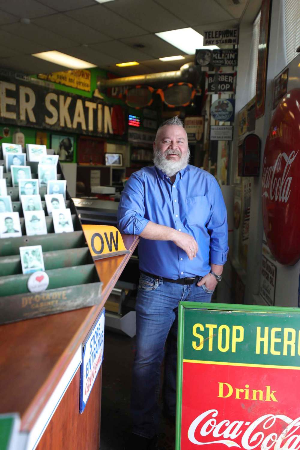 RUTH BONNEVILLE / WINNIPEG FREE PRESS
Storie founded SRS Signs in 1999.