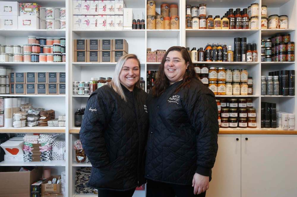 John Woods / THE CANADIAN PRESS FILES
Angela Farkas (left) and Alana Fiks are partners in life as well as business, as co-owners of Black Market Provisions in South Osborne.
