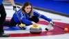 Jeff McIntosh / The Canadian Press
Team Wild Card 2 skip Mackenzie Zacharias delivers a rock at the Scotties in Calgary. Bubble life had its ups and downs, as her team would discover during their week of play.