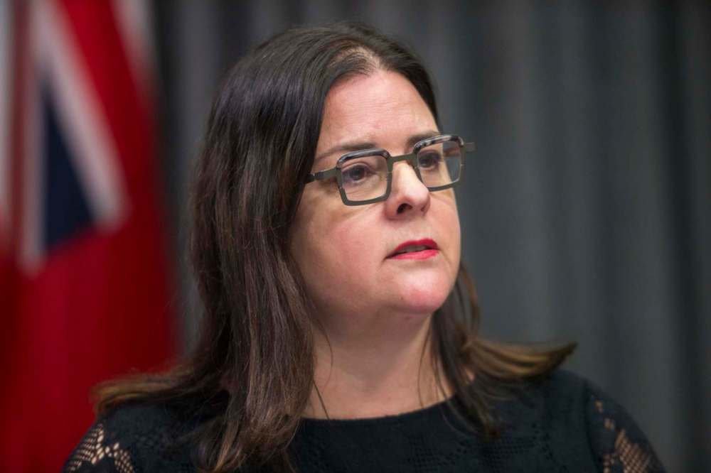 MIKAELA MACKENZIE / WINNIPEG FREE PRESS
Heather Stefanson learned on Tuesday that Manitoba will be allotted its share of the Pfizer BioNTech and Moderna vaccines on a per capita basis as of the next quarter.
