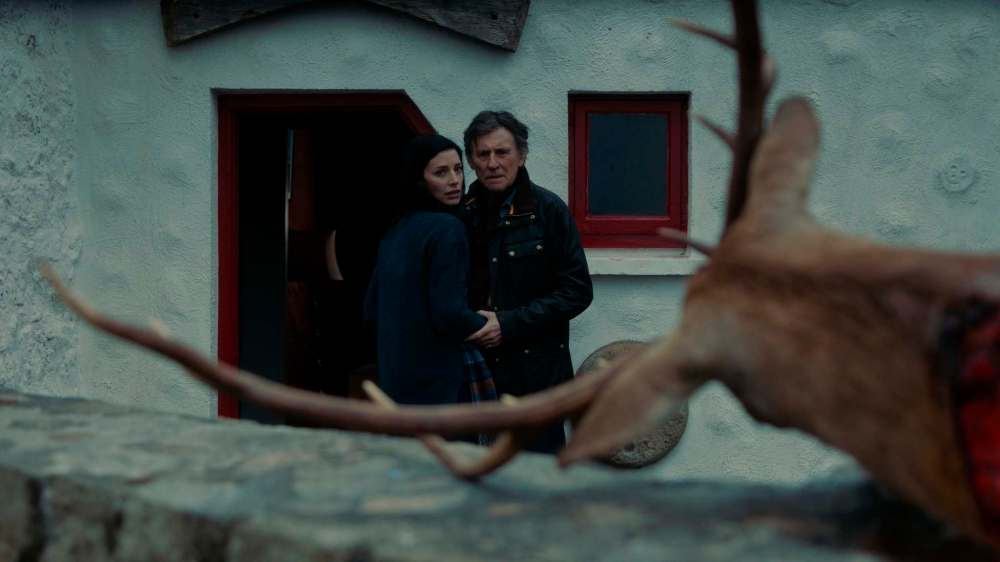 Mongrel Media
Aware his days are numbered, a university professor (Gabriel Byrne, with Jessica Paré) leaves Montreal and heads to Ireland in the film Death of a Ladies' Man.