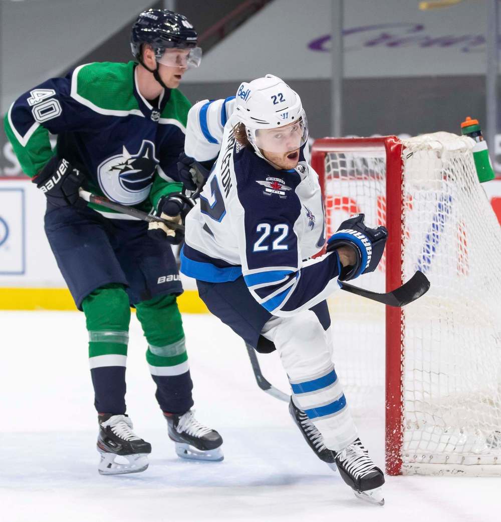 Winnipeg Jets' Mason Appleton is one of a number of eligible forwards the Kraken could select unless protected prior to the expansion draft. (Darryl Dyck / The Canadian Press files)
