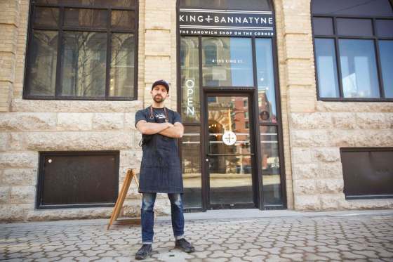 Mike Del Buono, owner of King + Bannatyne, has decided to keep his restaurant as pick-up only because even relaxed pandemic rules would have him turning away most of his customers. (Mike Deal / Winnipeg Free Press)