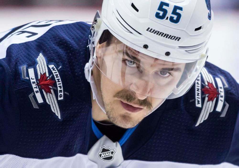 Winnipeg Jets' Mark Scheifele isn't the only one on the team hasn't been dominate in the faceoff circle this season as the Jets are 20th in the league in faceoff winning percentage. THE CANADIAN PRESS/Darryl Dyck