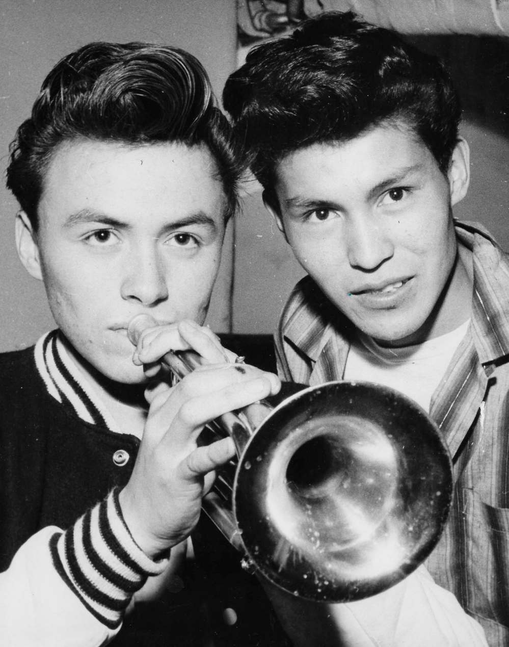 SUPPLIED
Theodore Fontaine and Oliver Nelson are pictured during the 1958–59 school year.