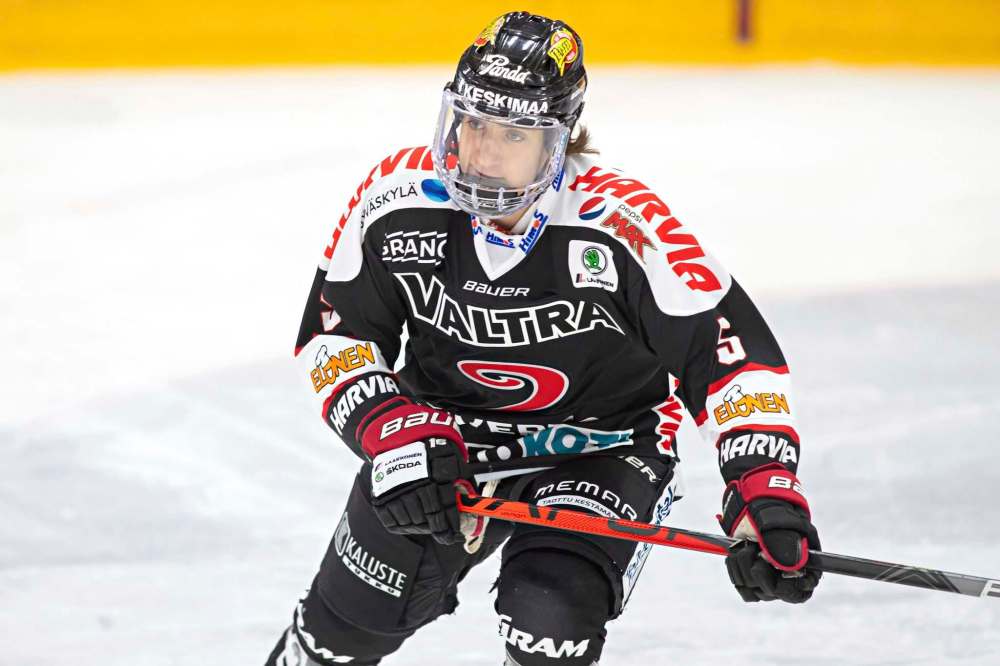 Jiri Halttunen / JYP
Winnipeg Ice defenceman Carson Lambos spent almost four months with the JYP club in Jyväskylä, Finland. His stay included a promotion to JYP’s squad in Liiga, the country’s top pro league.