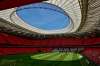 Athletic Club and Real Madrid play during their Spanish La Liga soccer match in the nearly-empty San Manes stadium, in Bilbao, Spain last July. If the last year has taught anything to football fans, it's that the sport is not the same without them in attendance, but it&rsquo;s certainly worth having around. (AP Photo/Alvaro Barrientos)