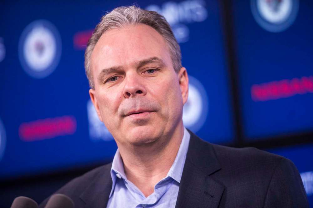 MIKAELA MACKENZIE / FREE PRESS FILES
Kevin Cheveldayoff said today they were open for business and ready to be active in free agency