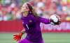 Rosengard goalkeeper, 34-year-old Canadian, Stephanie Labbe. THE CANADIAN PRESS FILES/Adrian Wyld