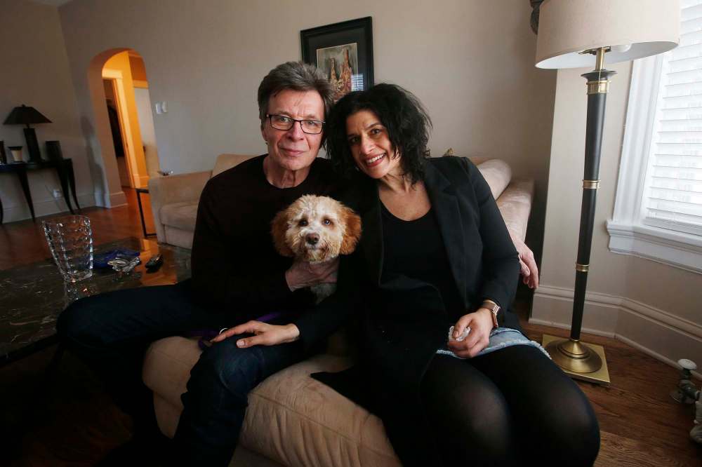JOHN WOODS / WINNIPEG FREE PRESS 
Neill lives in Winnipeg with partner Renate Singh and their dog Eddie Van Howlin.’