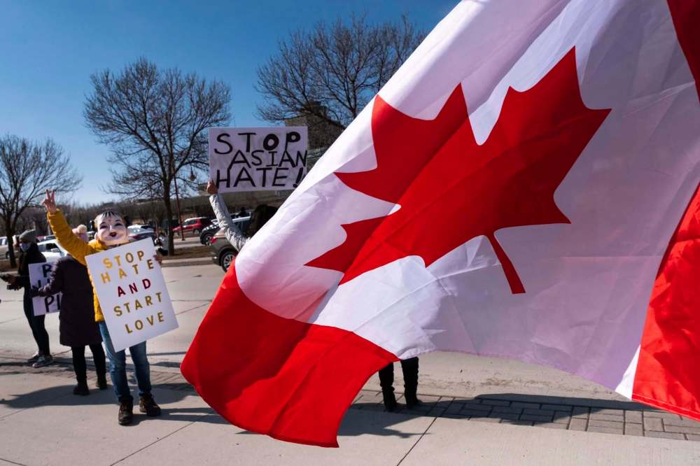 “Last week’s Atlanta shooting made people here concerned that this type of violence would come to Winnipeg and target the Asian community here,” said Jennifer Chen, president of the Women of Colour Community Leadership Initiative Manitoba. (Daniel Crump / Winnipeg Free Press).