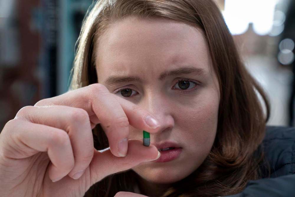 Lionsgate
Chloe Sherman (Kiera Allen) realizes her drug regimen isn’t necessarily making her better.