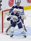Frank Gunn / The Canadian Press
Jets defenceman Ville Heinola wasn’t out of place in his second outing of the season, Thursday night against Toronto.