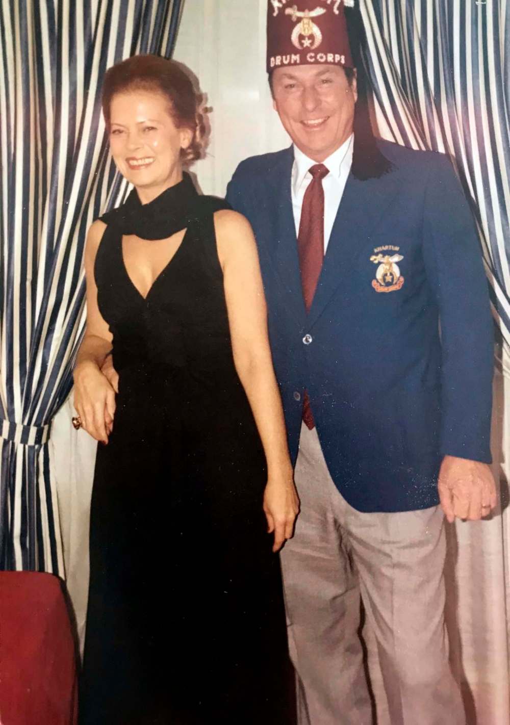 SUPPLIED
Robertson with wife Vi.