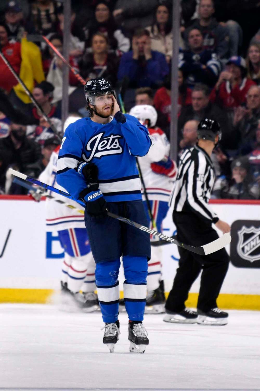Fred Greenslade / Canadian Press files
Now Adam Lowry will remain a significant piece of the future for the Winnipeg Jets.