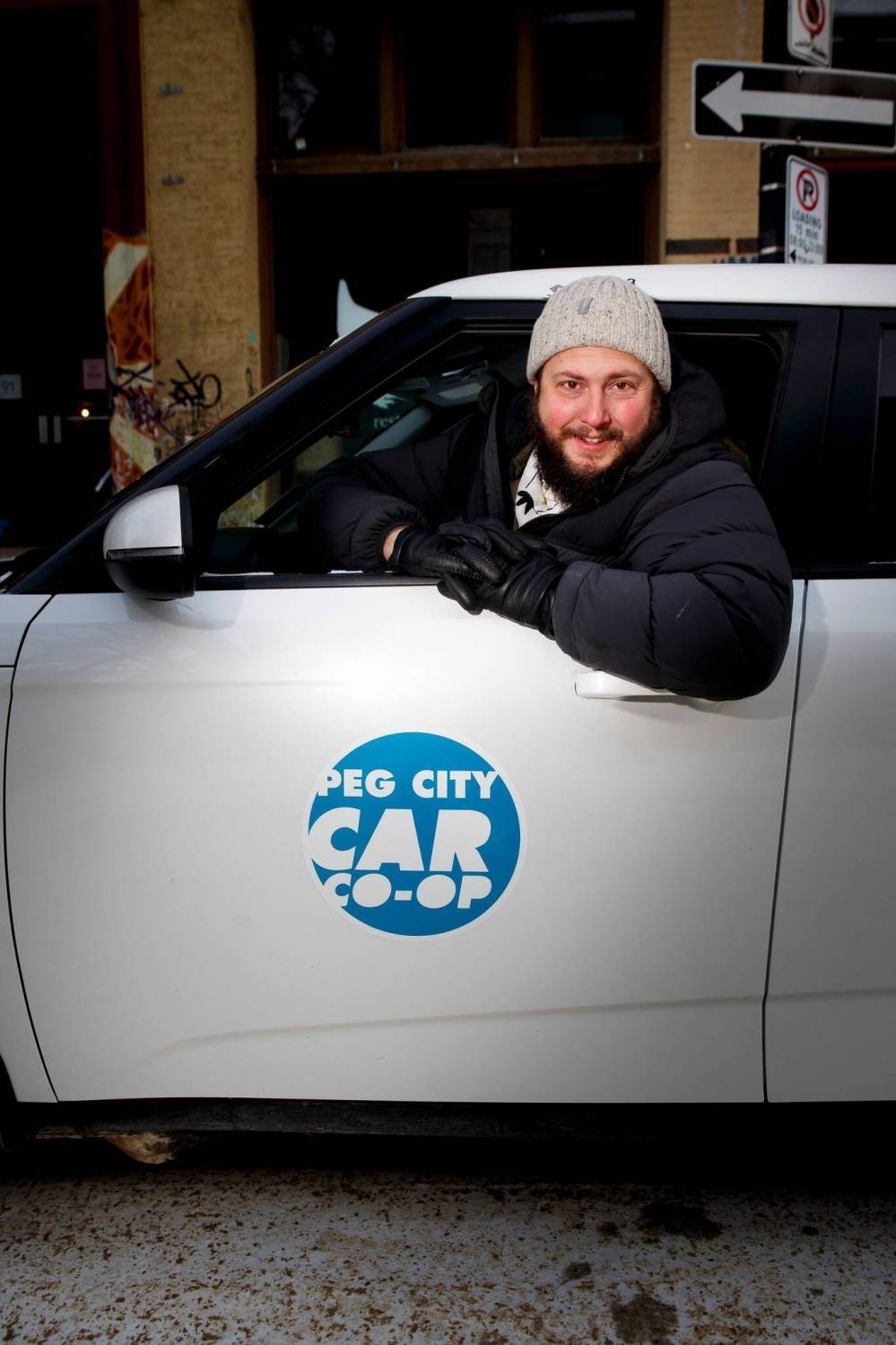 Philip Mikulec said a permanent parking program will likely lead to adding vehicles to the Peg City Car Co-op fleet. (Mike Deal / Winnipeg Free Press)