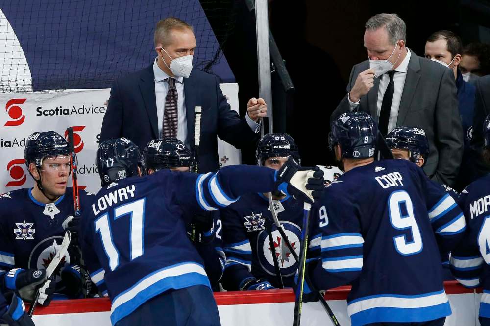 It's important for a team heading into the playoffs to feel positive, says Winnipeg Jets head coach Paul Maurice. (John Woods / The Canadian Press files)