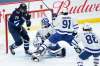 John Woods / The Canadian Press
Winnipeg Jets Captain Blake Wheeler's (left) return to the lineup was tempered by an injury to Adam Lowry and a loss to the Toronto Maple Leafs.