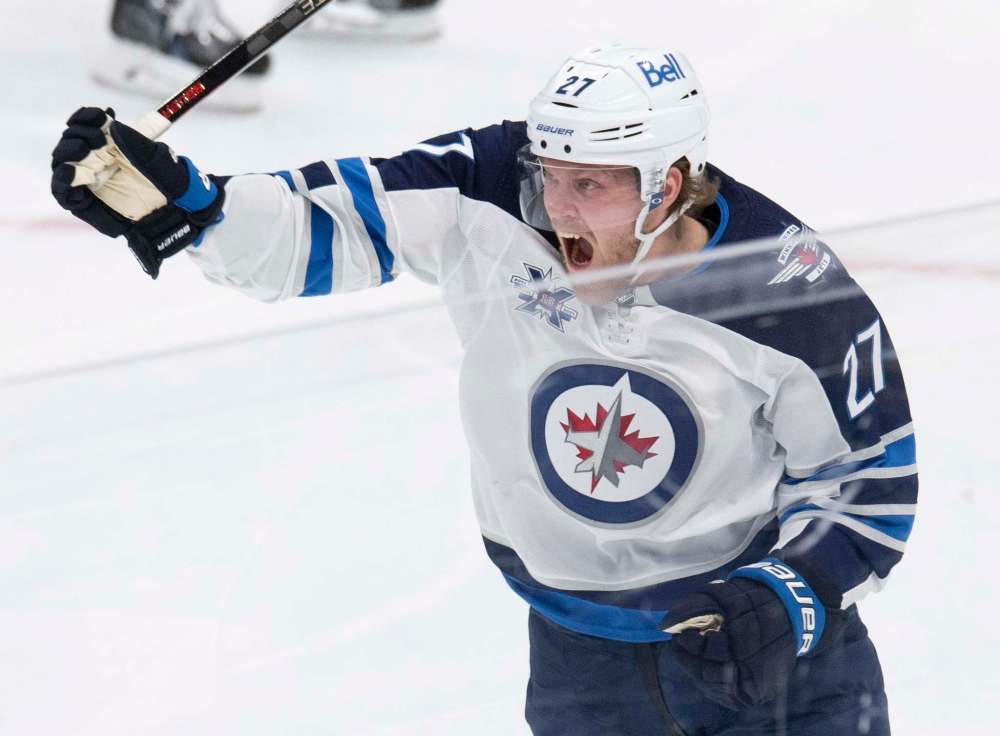 Nikolaj Ehlers suffered a shoulder injury on Saturday and will miss the remaining nine games of the regular season. (Frank Gunn / The Canadian Press files)