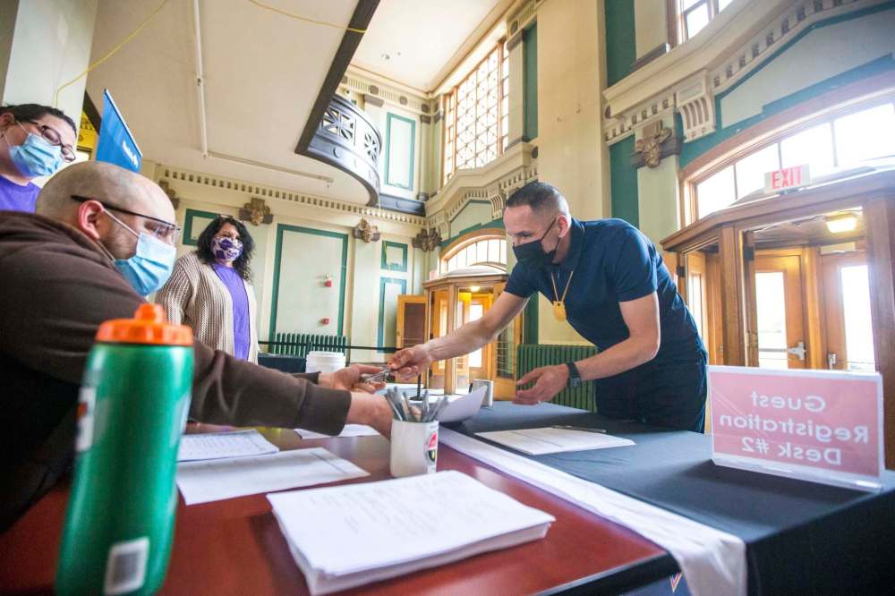 Setting up in an established centre where many people already visit for services can encourage people to stop in to get a vaccine, said Kevin Chief. (Mikaela MacKenzie / Winnipeg Free Press)
