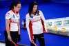 Jeff McIntosh / The Canadian Press
Team Canada skip Kerri Einarson, right, and third Val Sweeting discuss strategy against Italy on Tuesday at the women&rsquo;s world curling championship in Calgary.