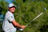 Jason Kokrak tees off during the final round of the CJ Cup golf tournament at Shadow Creek Golf Course Sunday, Oct. 18, 2020, in North Las Vegas. (AP Photo/David Becker)