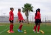 Canadian national women's soccer team players are seen during a training session in Edinburg, Texas, Friday, Jan. 31, 2020. THE CANADIAN PRESS/Neil Davidson