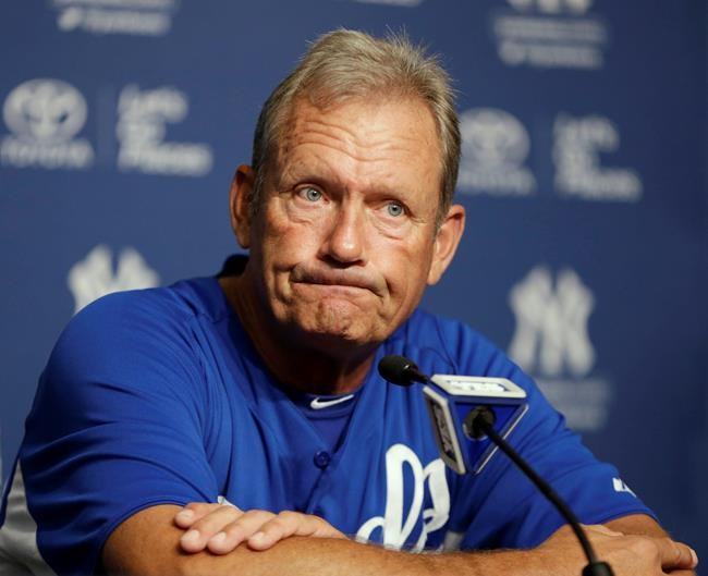 FILE - In this July 9, 2013, file photo, Kansas City Royals interim hitting coach and Hall of Famer George Brett discusses the pine tar game in which Brett was called out for using a bat on which pine tar exceeded the 18-inch limit, during a news conference at Yankee Stadium in New York. Nearly three decades after it became known simply as