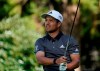 FILE - In this Oct. 26, 2019, file photo, Xander Schauffele of the United States watches his tee shot on the 12th hole during the second round of the Zozo Championship PGA Tour at the Accordia Golf Narashino country club in Inzai, east of Tokyo, Japan. Schauffele, often an afterthought among young American stars, makes his U.S. team debut at the Presidents Cup this week. (AP Photo/Lee Jin-man, File)