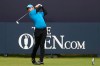 FILE - In this July 18, 2019, file photo, Northern Ireland's Rory McIlroy hits his tee shot on the first hole during the first round of the British Open Golf Championships at Royal Portrush in Northern Ireland. McIlroy‚Äôs opening shot in the first major in his home country in 68 years went out-of-bounds. (AP Photo/Peter Morrison, File)