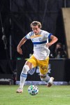 FILE - San Jose Earthquakes forward Cade Cowell (44) plays against Real Salt Lake during the second half of an MLS soccer match in Kissimmee, Fla., in this Monday, July 27, 2020, file photo. Clark is being talked about as a potential breakout star for the upcoming Major League Soccer season. (AP Photo/Phelan M. Ebenhack, File)