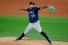 FILE - Seattle Mariners starting pitcher Taijuan Walker (99) throws to the Texas Rangers in the first inning of a baseball game in Arlington, Texas, in this Wednesday, Aug. 12, 2020, file photo. The Mets made a late addition to their starting rotation, agreeing to a $20 million, two-year contract with right-hander Taijuan Walker, a person familiar with the negotiations said. The person spoke to The Associated Press on condition of anonymity Friday, Feb. 19, 2021, because the agreement was subject to a successful physical.(AP Photo/Tony Gutierrez, File)