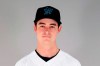 FILE - This is a 2021 file photo showing Will Stewart of the Miami Marlins baseball team. Miami Marlins pitching prospect Will Stewart landed a $10-an-hour offseason hospital job in the midst of the coronavirus pandemic and said the experience made him more grateful for baseball. “There were 25-, 26-, 28-year-olds getting COVID and dying,” Stewart said. (Adam Glanzman/MLB Photos via AP, FIle)