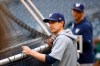 FILE - Milwaukee Brewers manager Craig Counsell watches his players take batting practice before a baseball game against the Washington Nationals in Washington, in this Monday, Sept. 30, 2019, file photo. Brewers manager Craig Counsell has a pretty simple formula for boosting a lineup that struggled throughout the abbreviated 2020 season. His hitters just need to produce the way they typically have throughout their careers. (AP Photo/Patrick Semansky, File)