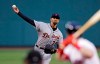 FILE - In this April 24, 2019, file photo, Detroit Tigers starting pitcher Tyson Ross delivers against the Boston Red Sox during the first inning of a baseball game in Boston. Ross has reached agreement on a $1.75 million minor league contract with the San Francisco Giants that includes an invitation to big league camp at spring training. A person with direct knowledge of the deal confirmed that Ross was set to join San Francisco, speaking on condition of anonymity Friday, Jan. 3, 2020, because the contract wasn't yet official. (AP Photo/Charles Krupa, File)