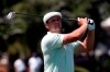 FILE - In this June 18, 2020, file photo, Bryson DeChambeau follows his shot from the fifth fairway, during the first round of the RBC Heritage golf tournament in Hilton Head Island, S.C. DeChambeau is a leading contender for the U.S. Open, which starts Sept. 17, 2020, at Winged Foot Golf Club in Mamaroneck, N.Y. (AP Photo/Gerry Broome, File)