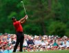 FILE - Tiger Woods hits on the 12th hole during the final round for the Masters golf tournament, Sunday, April 14, 2019, in Augusta, Ga. Woods leaned on experience over shots like this to help him win the Masters for the fifth time. (AP Photo/David J. Phillip)