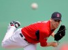 FILE - In this March 6, 2012, file photo, Boston Red Sox pitcher Daniel Bard throws during the first inning of a spring training baseball game against the Baltimore Orioles in Fort Myers, Fla. The Colorado Rockies have jettisoned veteran relievers Jake McGee and Bryan Shaw to make way for an infusion of youth in their bullpen. The Rockies also let several veterans know they had made the team. Among them is reliever Bard. He is a former first-round pick of the Red Sox who has not pitched in the major leagues since 2013. (AP Photo/David Goldman, File)