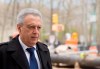 FILE - In this April 11, 2016, file photo, former FIFA vice president Alfredo Hawit leaves federal court in the Brooklyn borough of New York. Hawit, the former president of soccer’s governing body for North and Central American and the Caribbean, has been sentenced to time served for his role in accepting $1.66 million in bribes in the FIFA scandals and will return to Honduras after 4 1/2 years in the U.S. (AP Photo/Mark Lennihan, File)