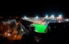 General view of Mestalla stadium during the Champions League round of 16 second leg soccer match between Valencia and Atalanta in Valencia, Spain, March 10, 2020. (AP Photo/Emilio Morenatti)