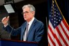 FILE - In this March 3, 2020 file photo, Federal Reserve Chair Jerome Powell speaks during a news conference to discuss an announcement from the Federal Open Market Committee, in Washington. On Thursday, Aug. 26, Powell will address the Fed's annual gathering of global central bankers, normally held in Jackson Hole, Wyo., but this time being conducted virtually. (AP Photo/Jacquelyn Martin, File)